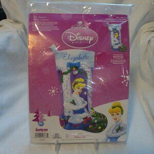 Janlynn Disney Stocking Cinderella Stocking 761-1136-73 NIP
